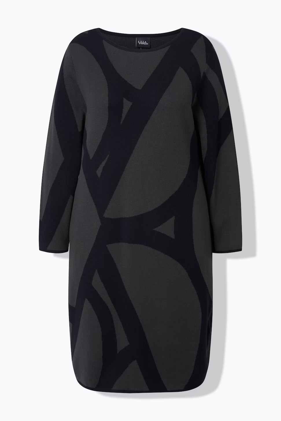 Ulla Popken Knit Dress in Khaki