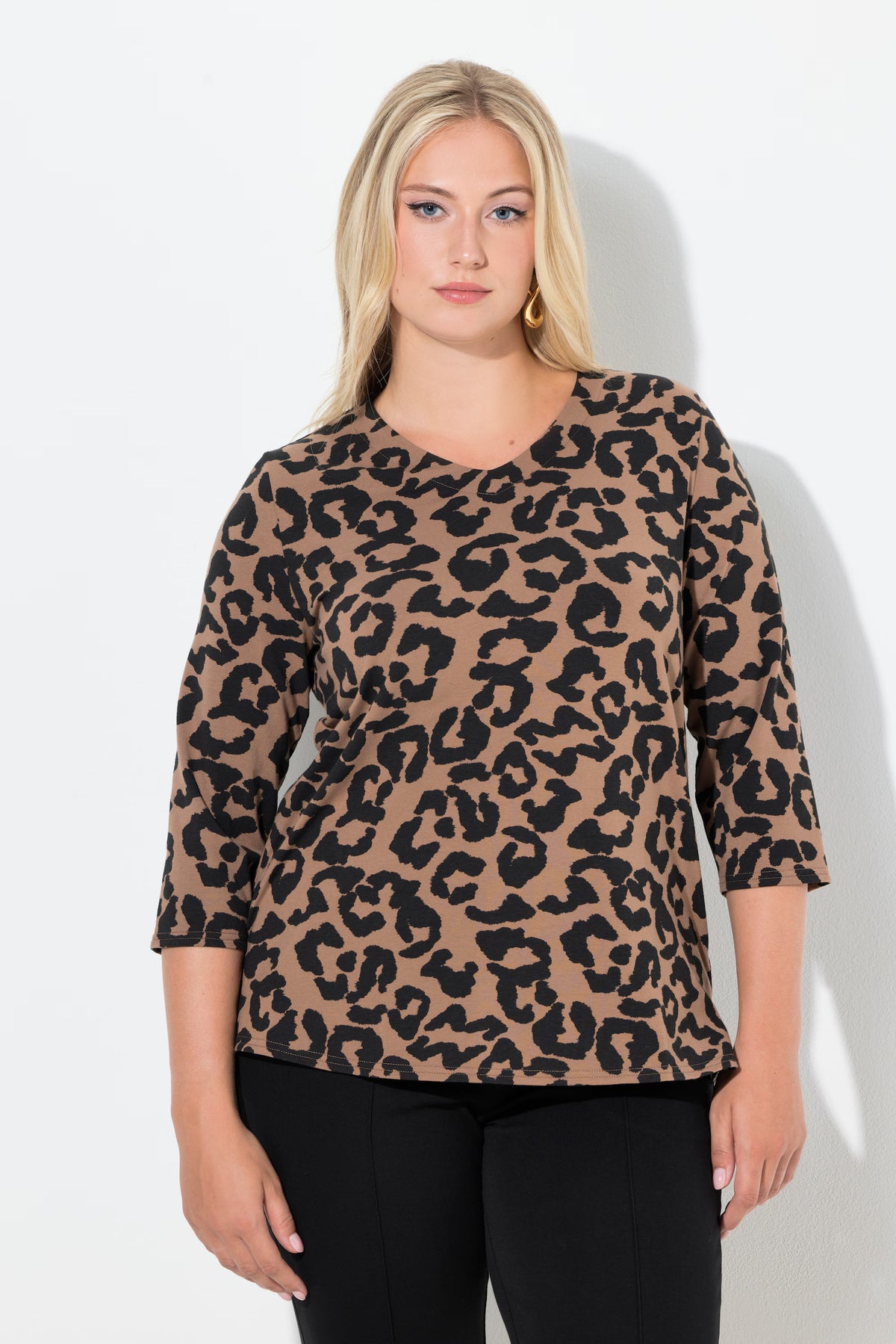 Ulla Popken Leopard Print Top