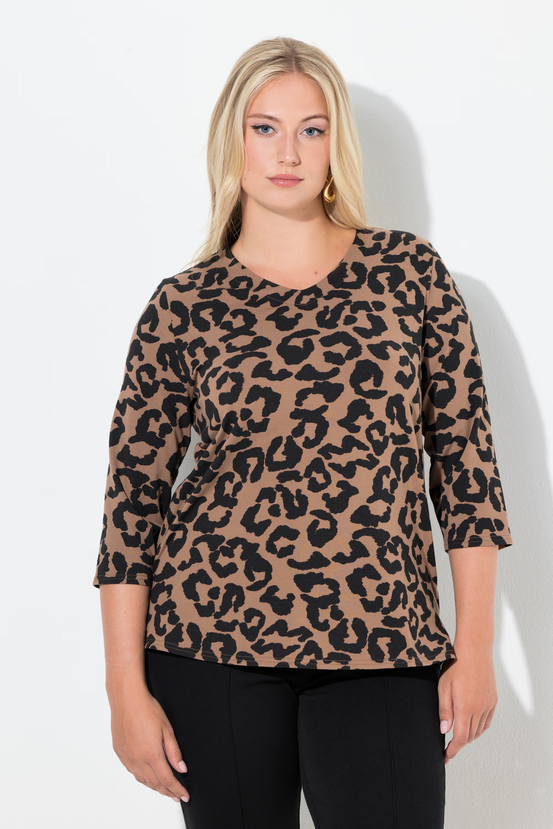 Ulla Popken Leopard Print Top