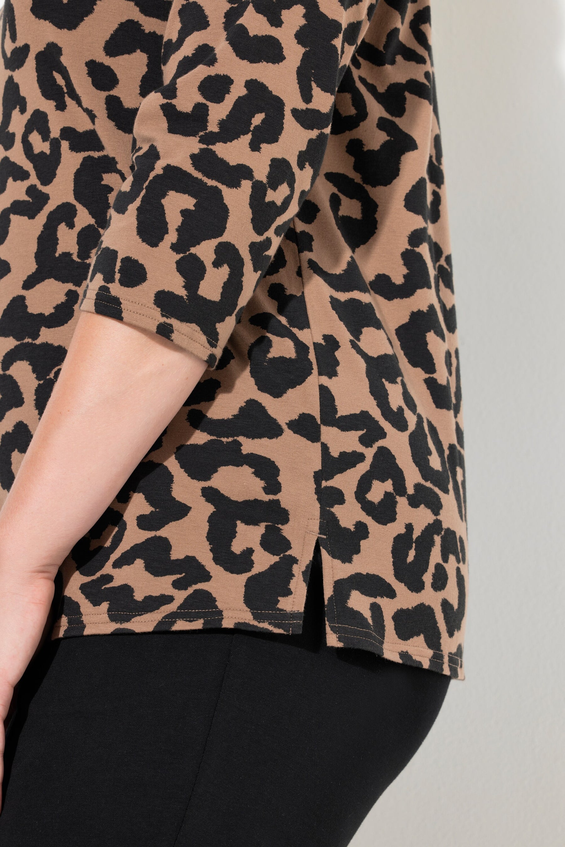 Ulla Popken Leopard Print Top