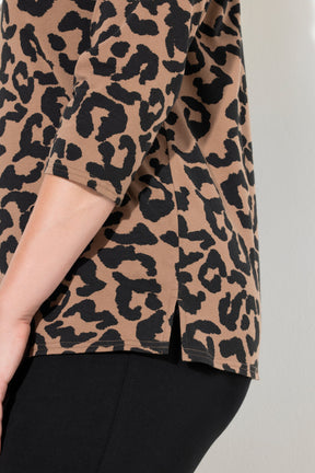 Ulla Popken Leopard Print Top