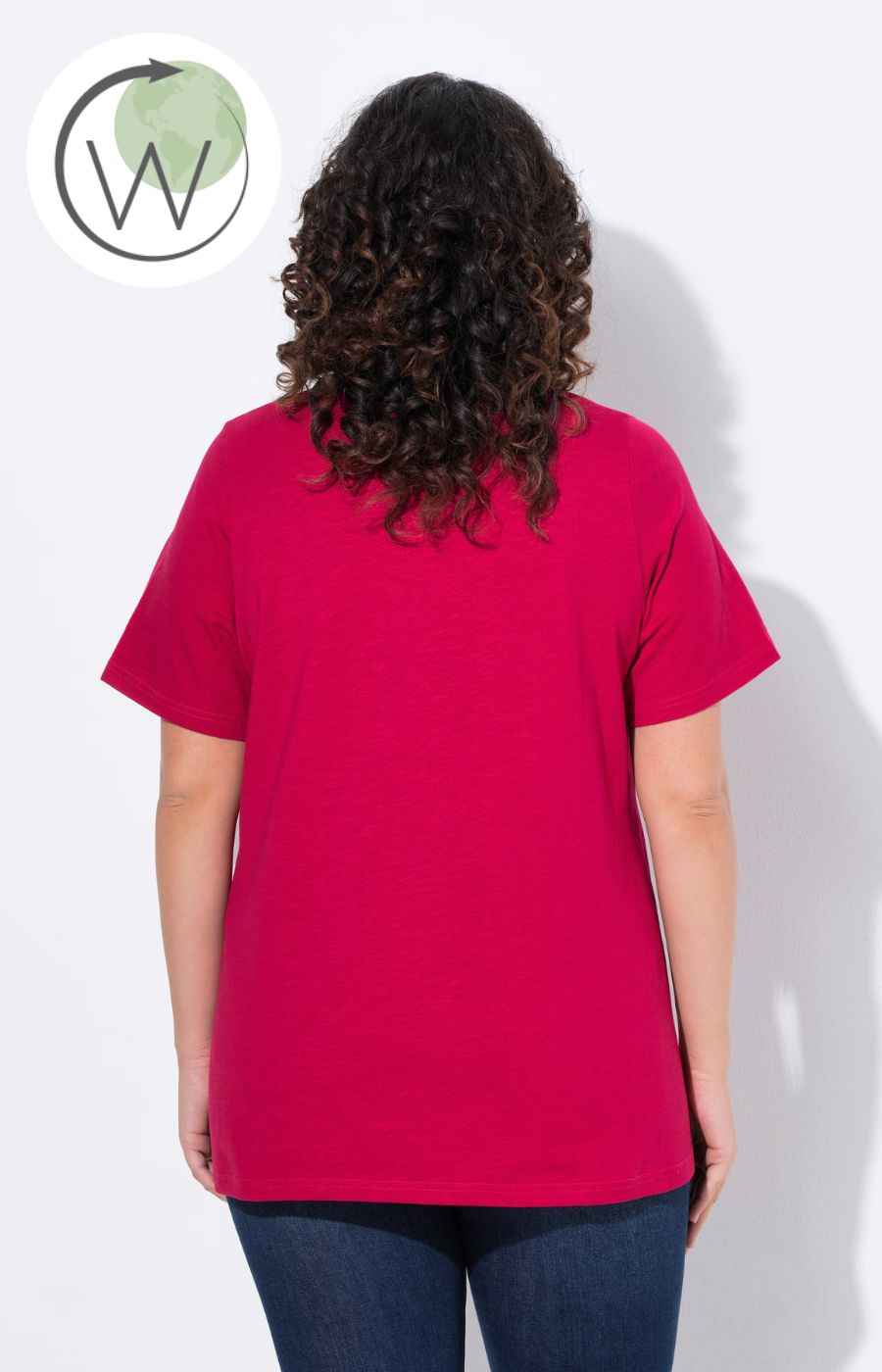 Ulla Popken Mandala T-Shirt in Red