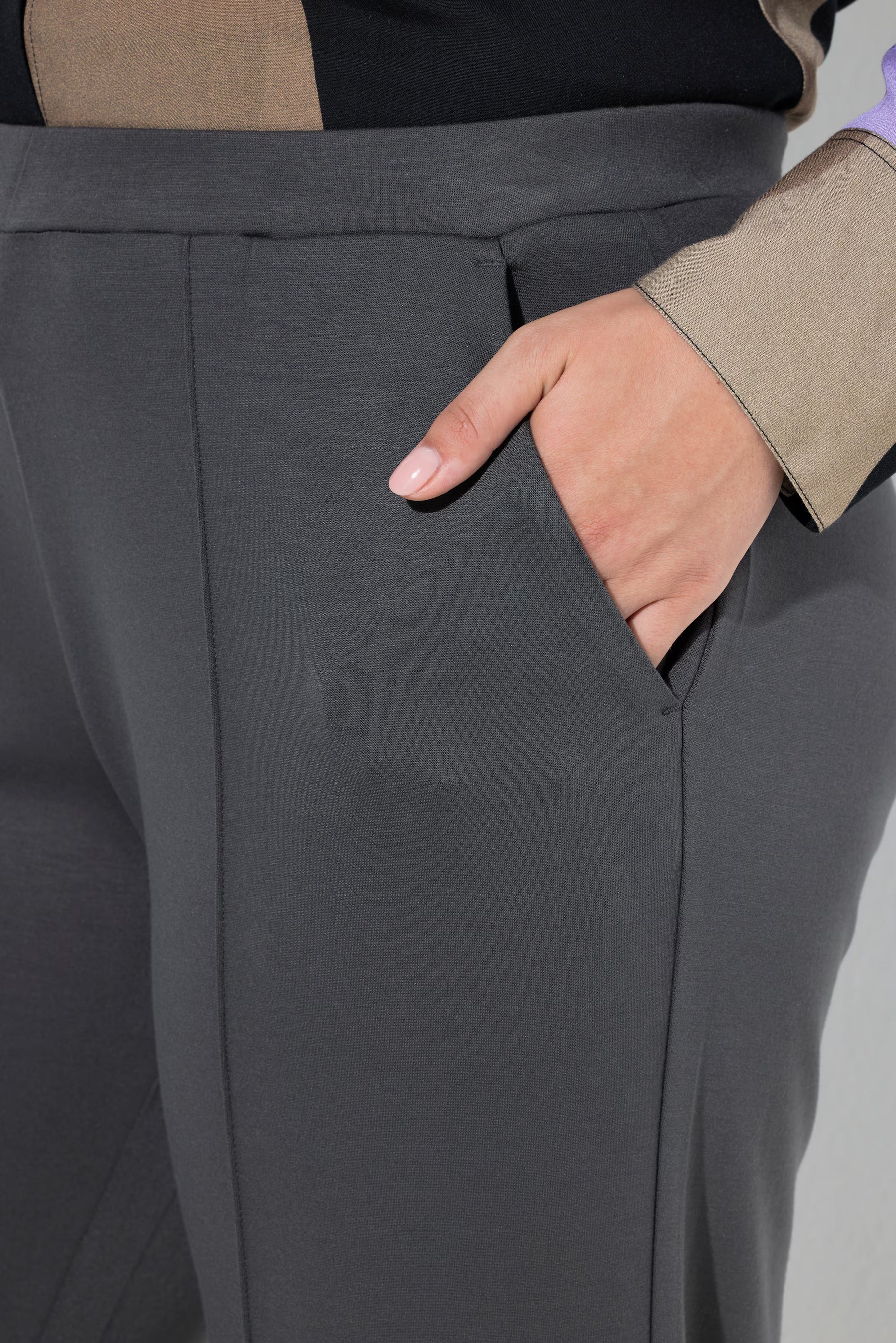 Ulla Popken Mary Trousers in Charcoal