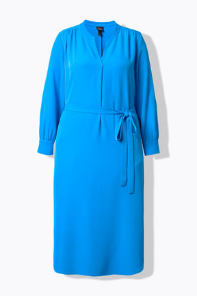 Ulla Popken Midi Dress in Blue