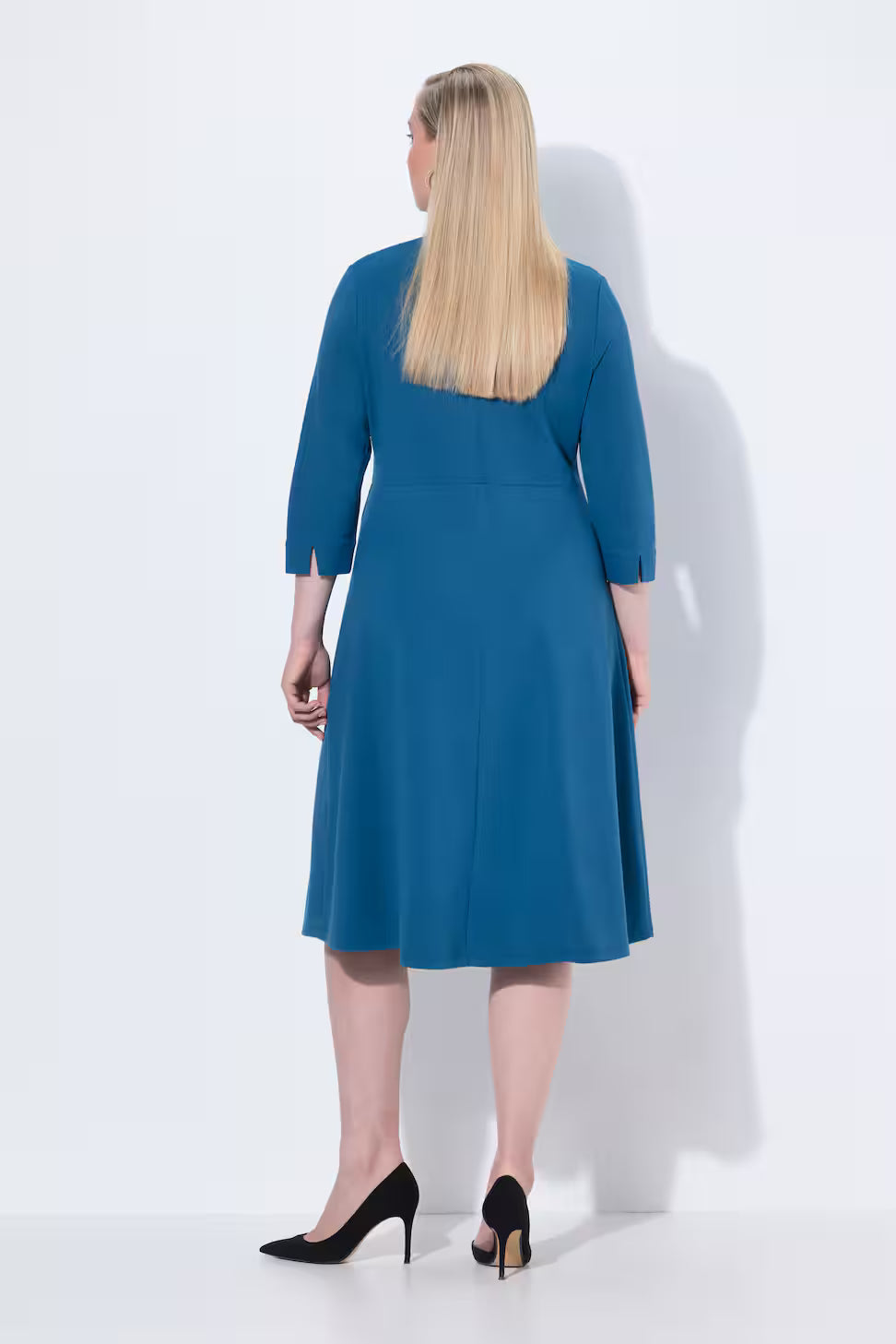 Ulla Popken Midi Dress in Teal