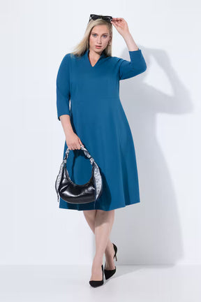 Ulla Popken Midi Dress in Teal