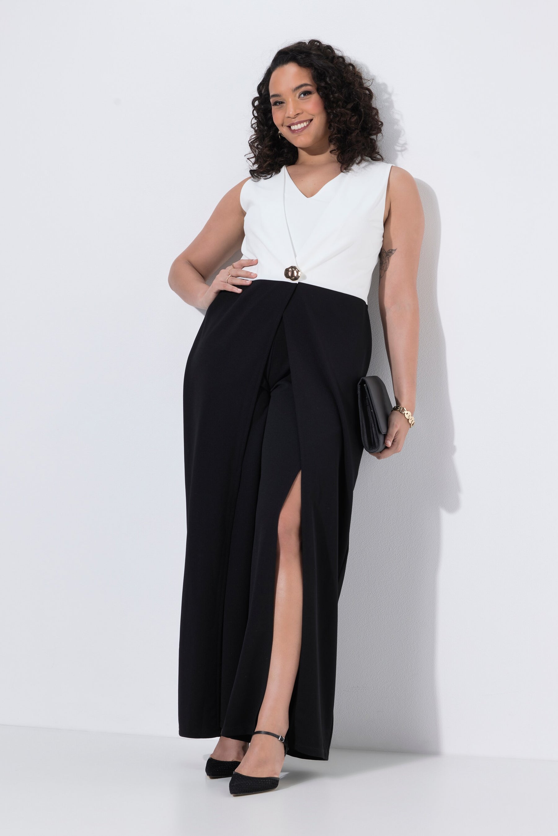 Ulla Popken Monochrome Jumpsuit 