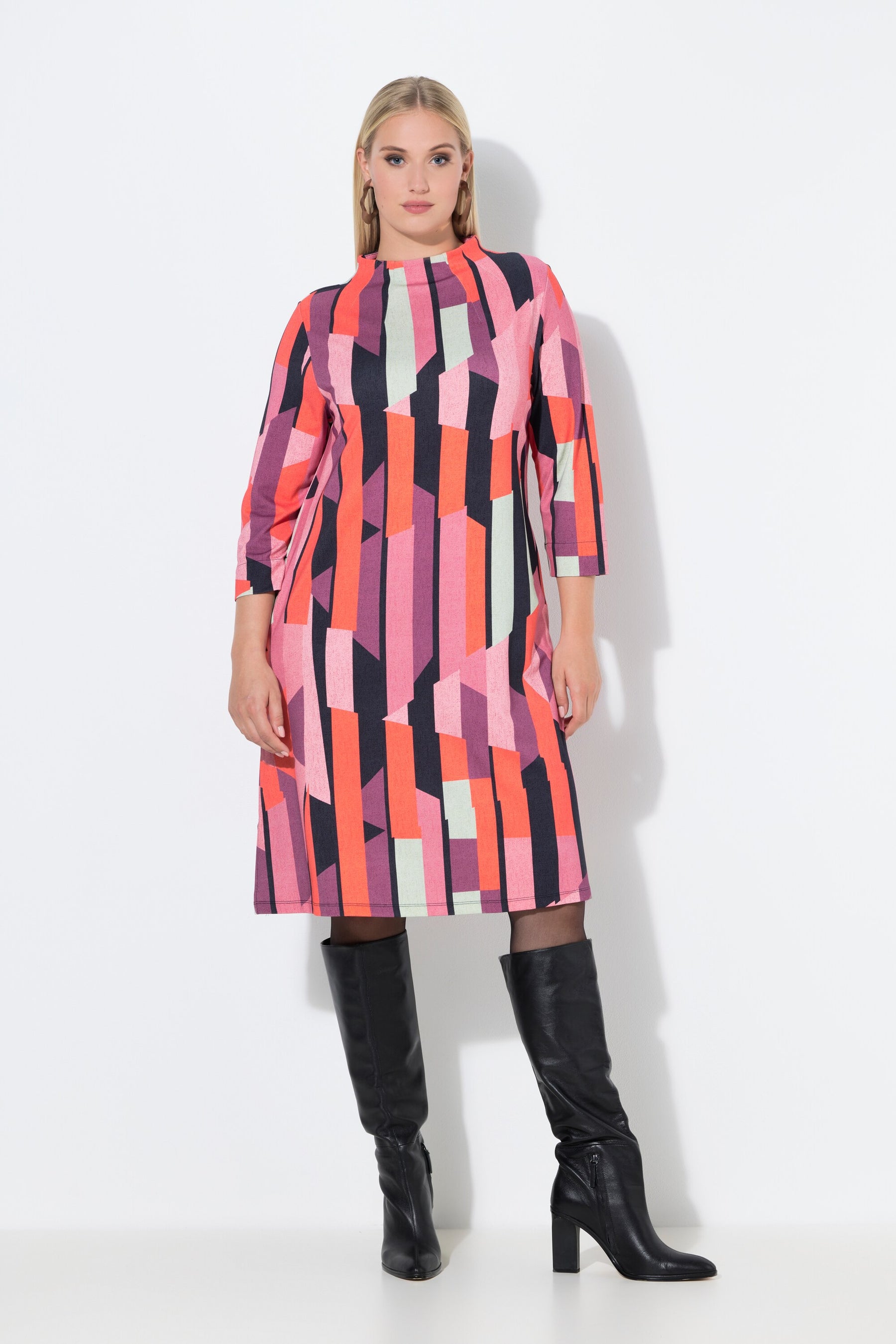 Ulla Popken Multicolour Graphic Dress 