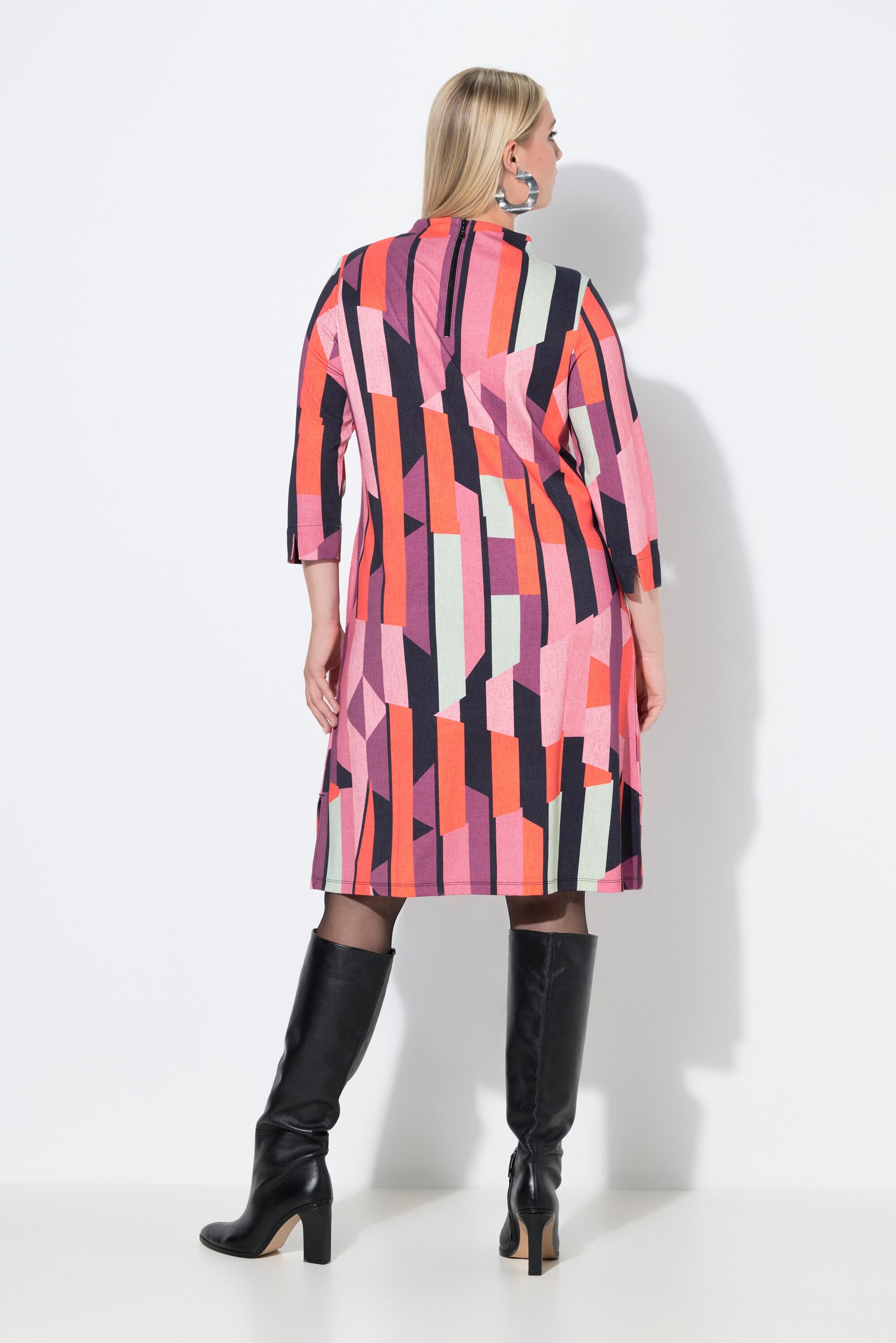 Ulla Popken Multicolour Graphic Dress. 