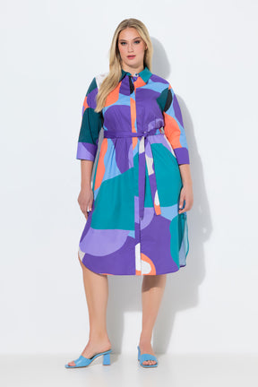 Ulla Popken Multicolour Shirt Dress 