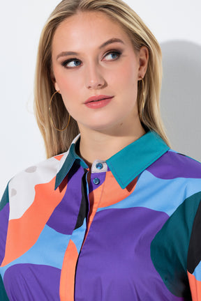 Ulla Popken Multicolour Shirt Dress 