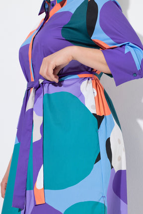 Ulla Popken Multicolour Shirt Dress 