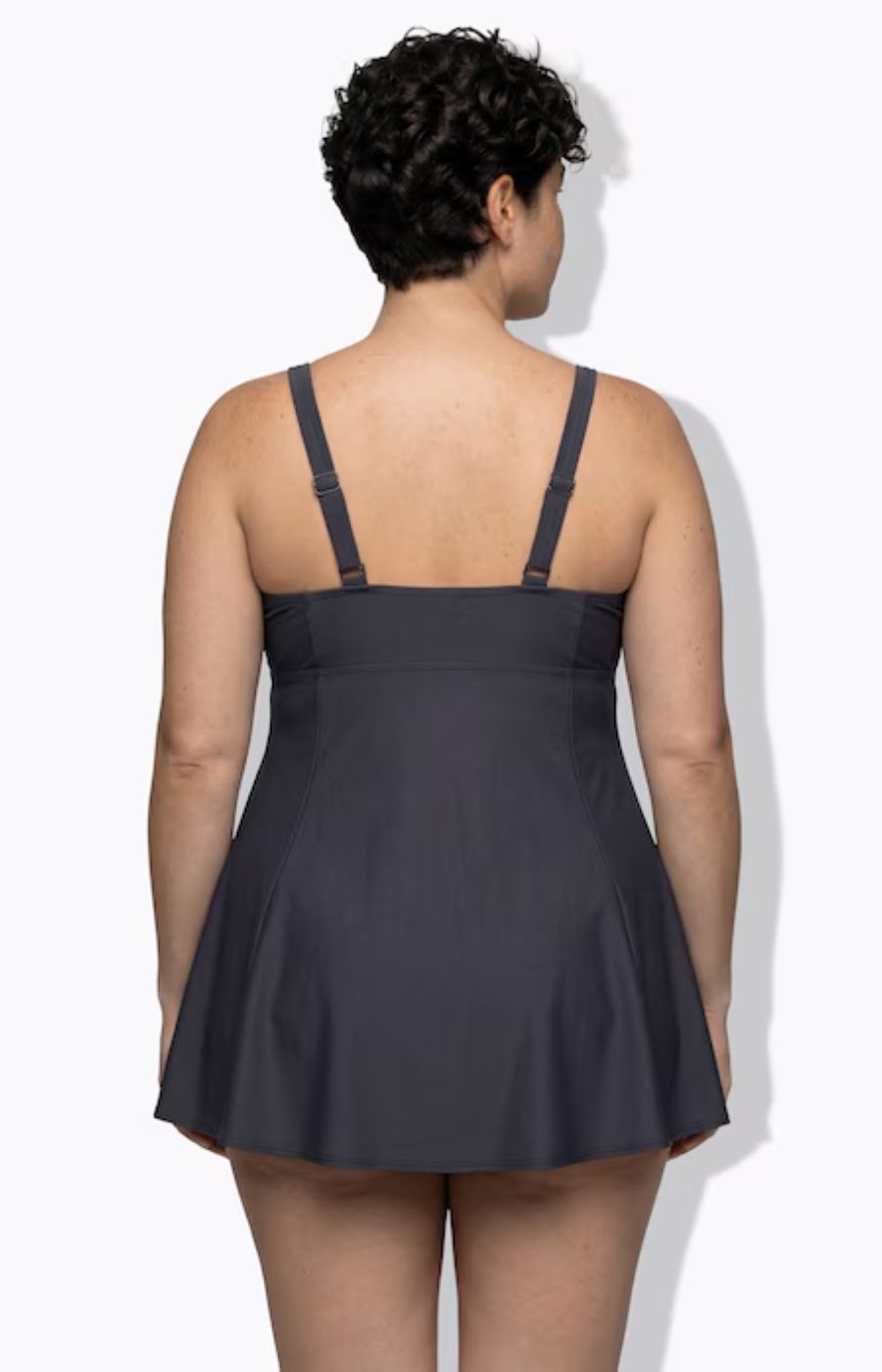 Ulla Popken Navy Swimsuit with Skirt 