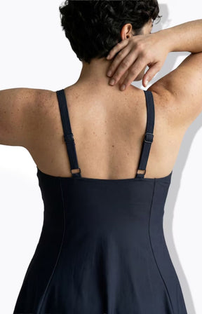 Ulla Popken Navy Swimsuit with Skirt 