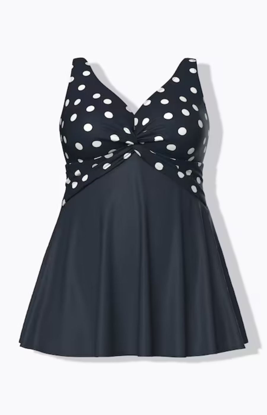 Ulla Popken Navy Swimsuit with Skirt 
