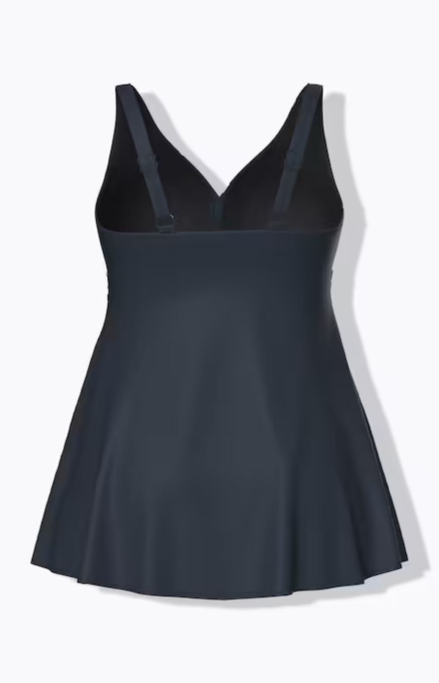 Ulla Popken Navy Swimsuit with Skirt 
