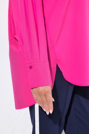 Ulla Popken Oversized Pink Shirt