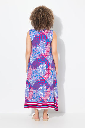 Ulla Popken Patch Print Dress