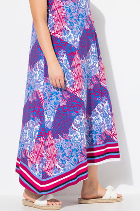 Ulla Popken Patch Print Dress