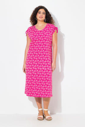 Ulla Popken Pink Floral Dress