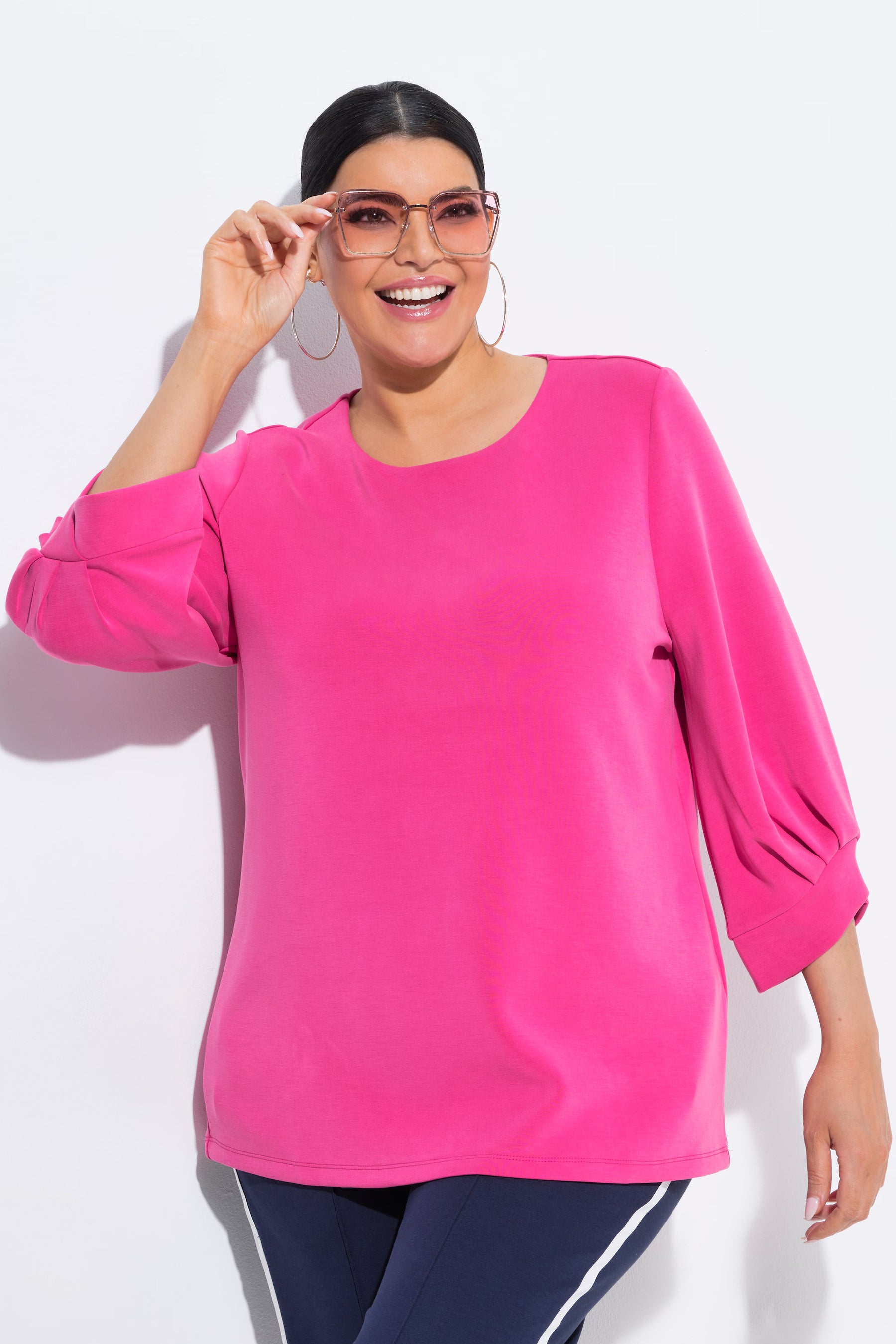 Ulla Popken Pink Sweatshirt