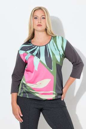 Ulla Popken Satin Front Top