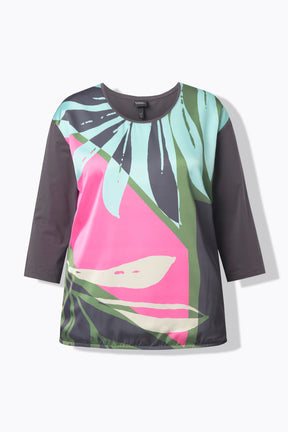 Ulla Popken Satin Front Top