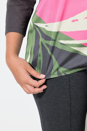 Ulla Popken Satin Front Top