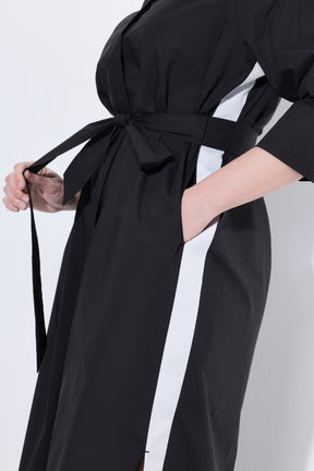 Ulla Popken Shirt Dress in Black