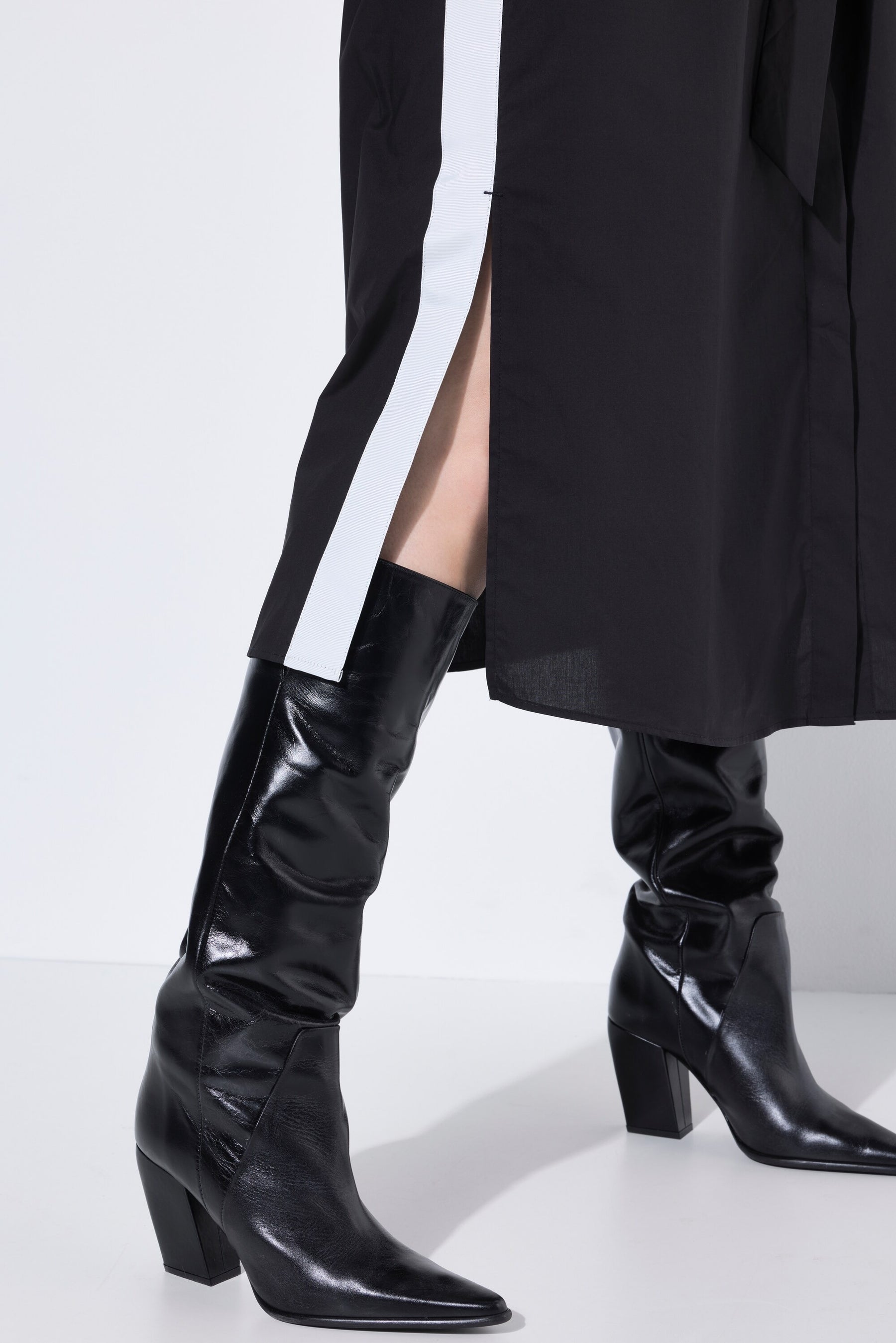 Ulla Popken Shirt Dress in Black