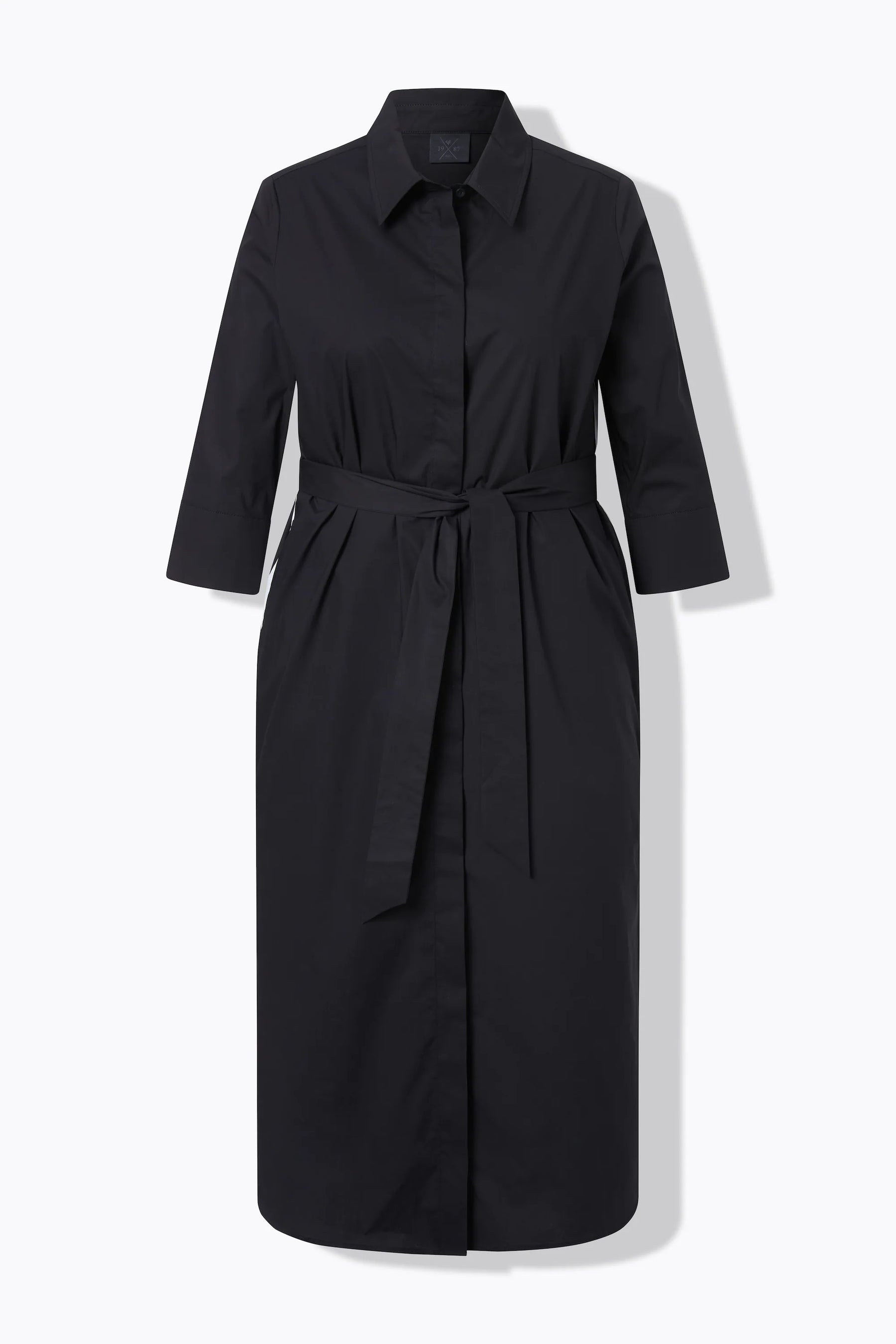 Ulla Popken Shirt Dress in Black