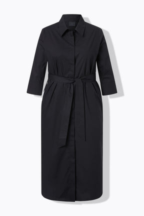 Ulla Popken Shirt Dress in Black