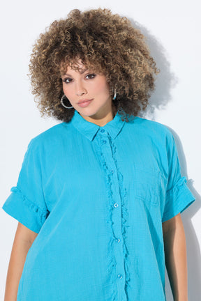 Ulla Popken Shirt in Turquoise