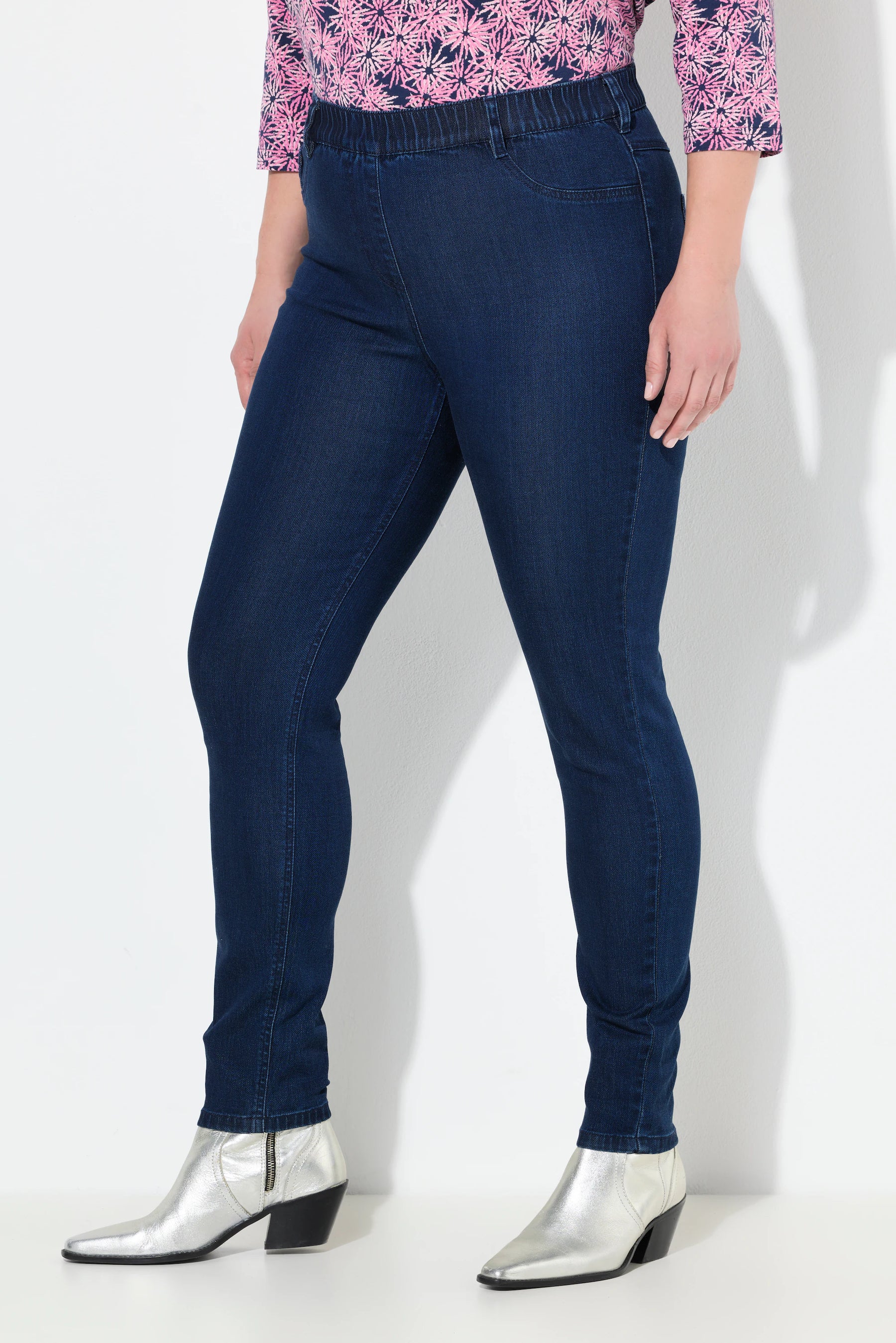 Ulla Popken Sienna Jeggings in Dark Denim