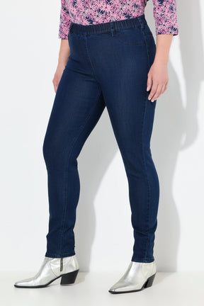 Ulla Popken Sienna Jeggings in Dark Denim