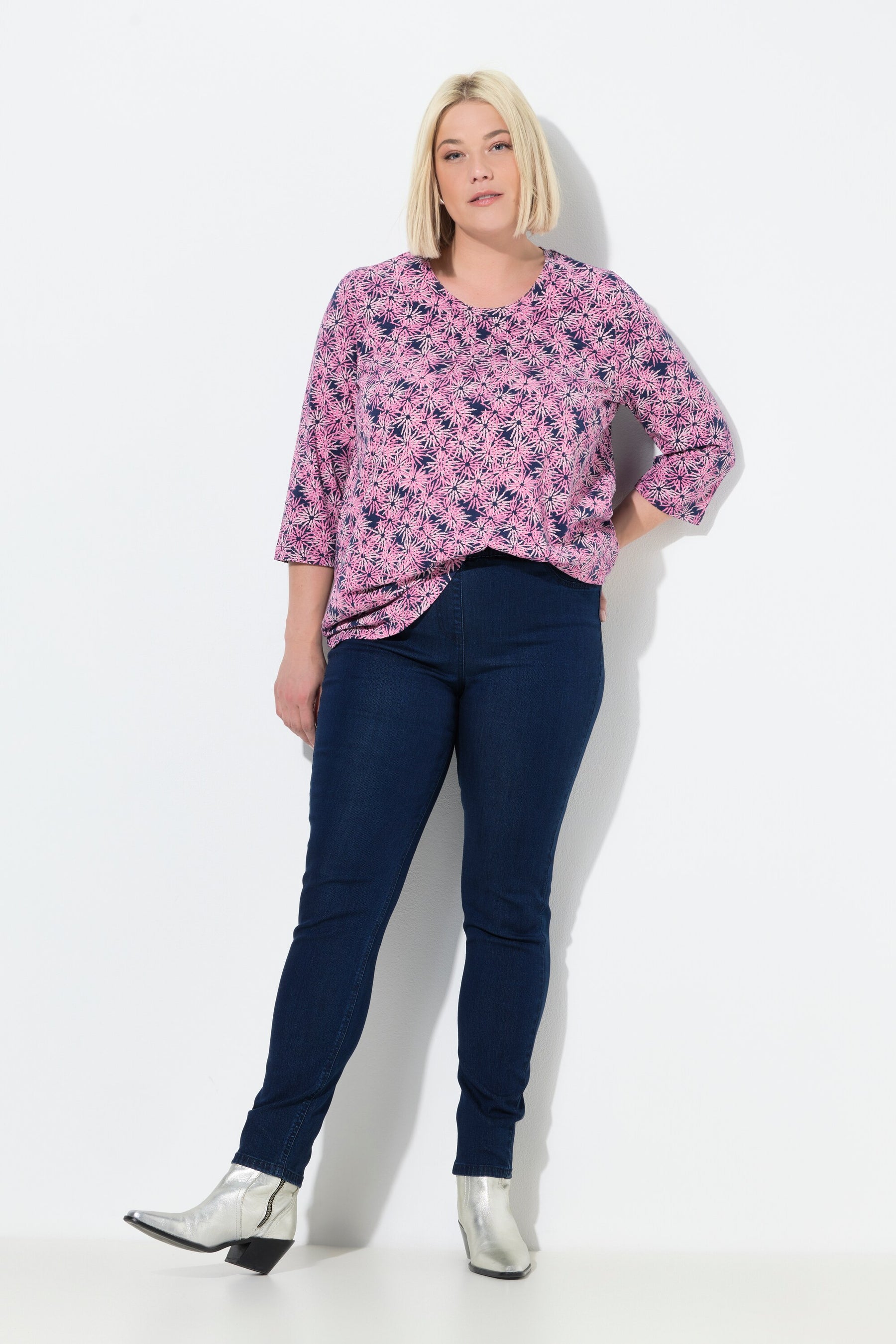 Ulla Popken Sienna Jeggings in Dark Denim