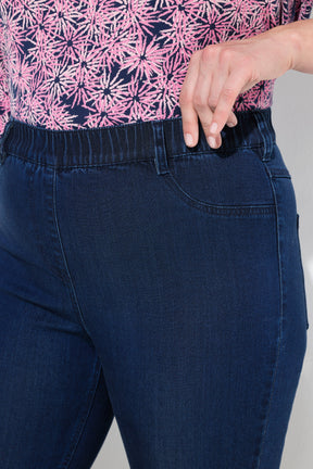 Ulla Popken Sienna Jeggings in Dark Denim