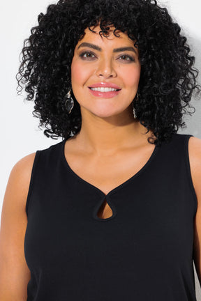 Ulla Popken Sleeveless Top in Black