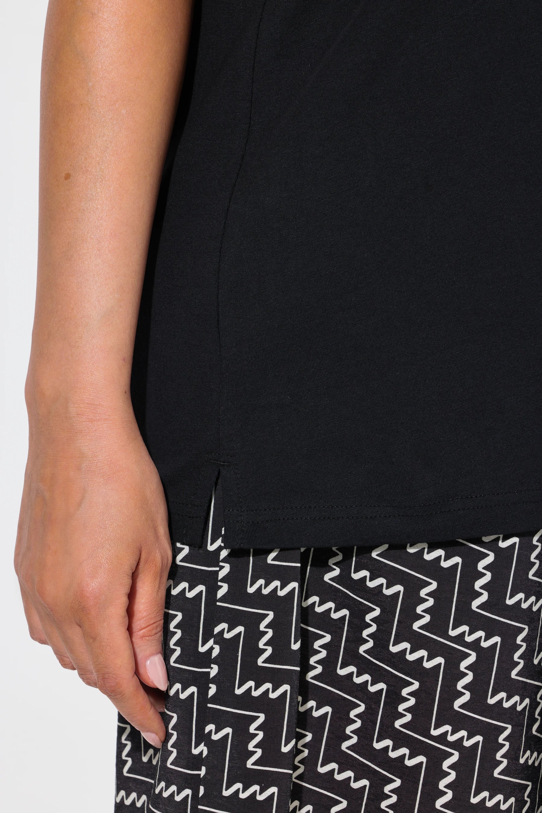 Ulla Popken Sleeveless Top in Black