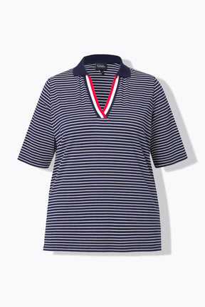 Ulla Popken Striped Navy Shirt
