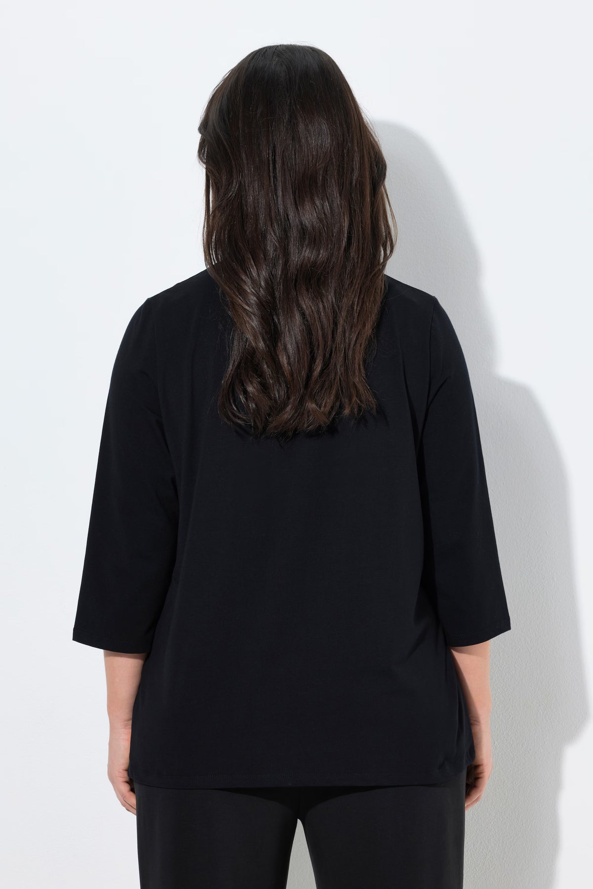 Ulla Popken Style Top in Black 