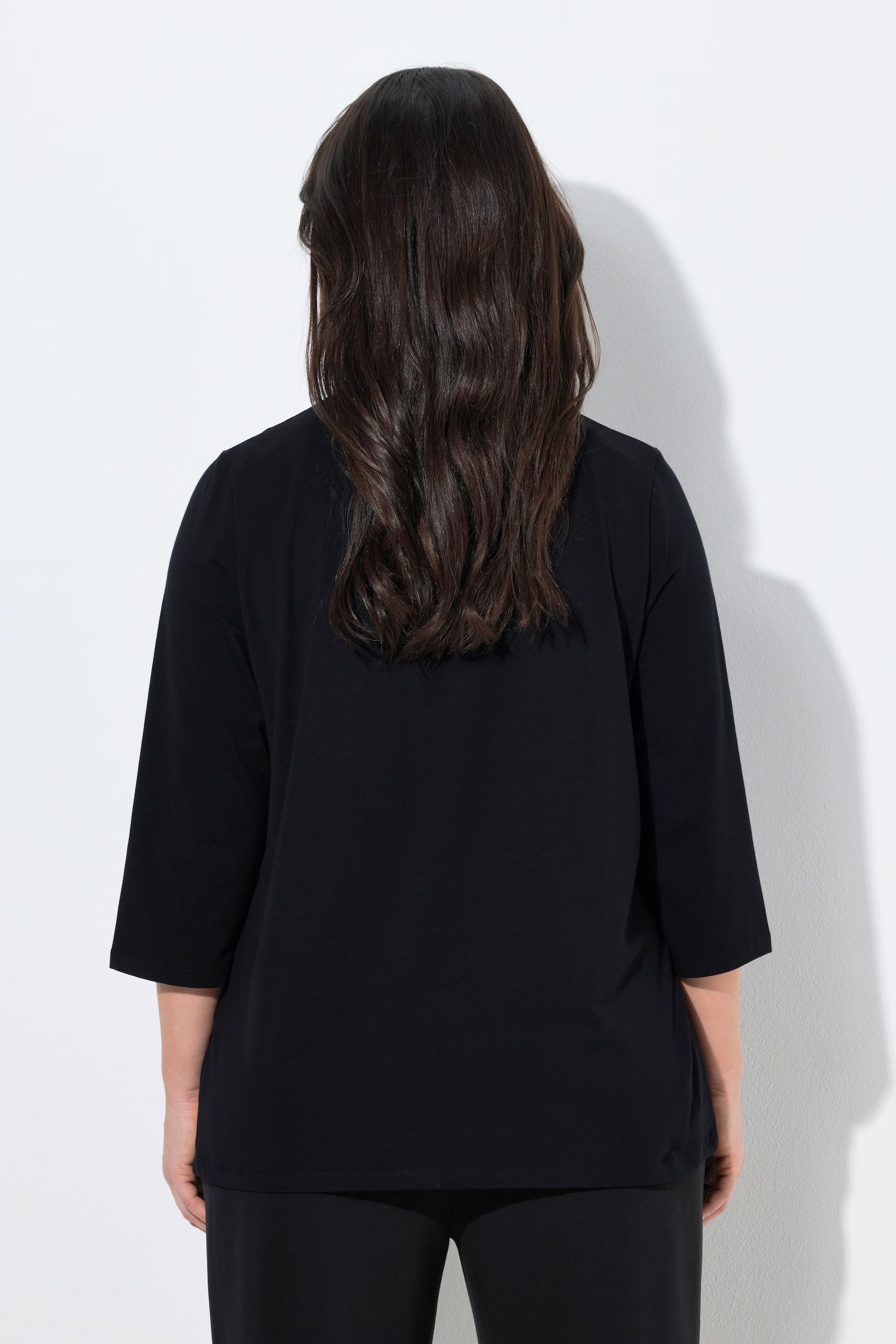 Ulla Popken Style Top in Black 