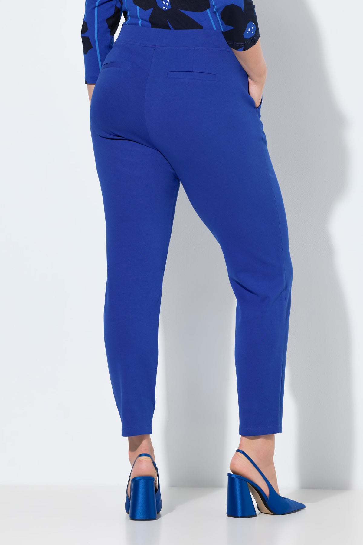 Ulla Popken Trousers in Royal Blue  