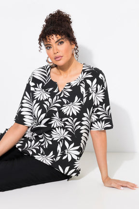 Ulla Popken Tunic Shirt in Black