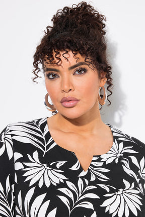 Ulla Popken Tunic Shirt in Black