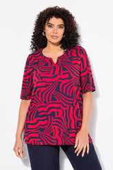 Ulla Popken Tunic Shirt in Red