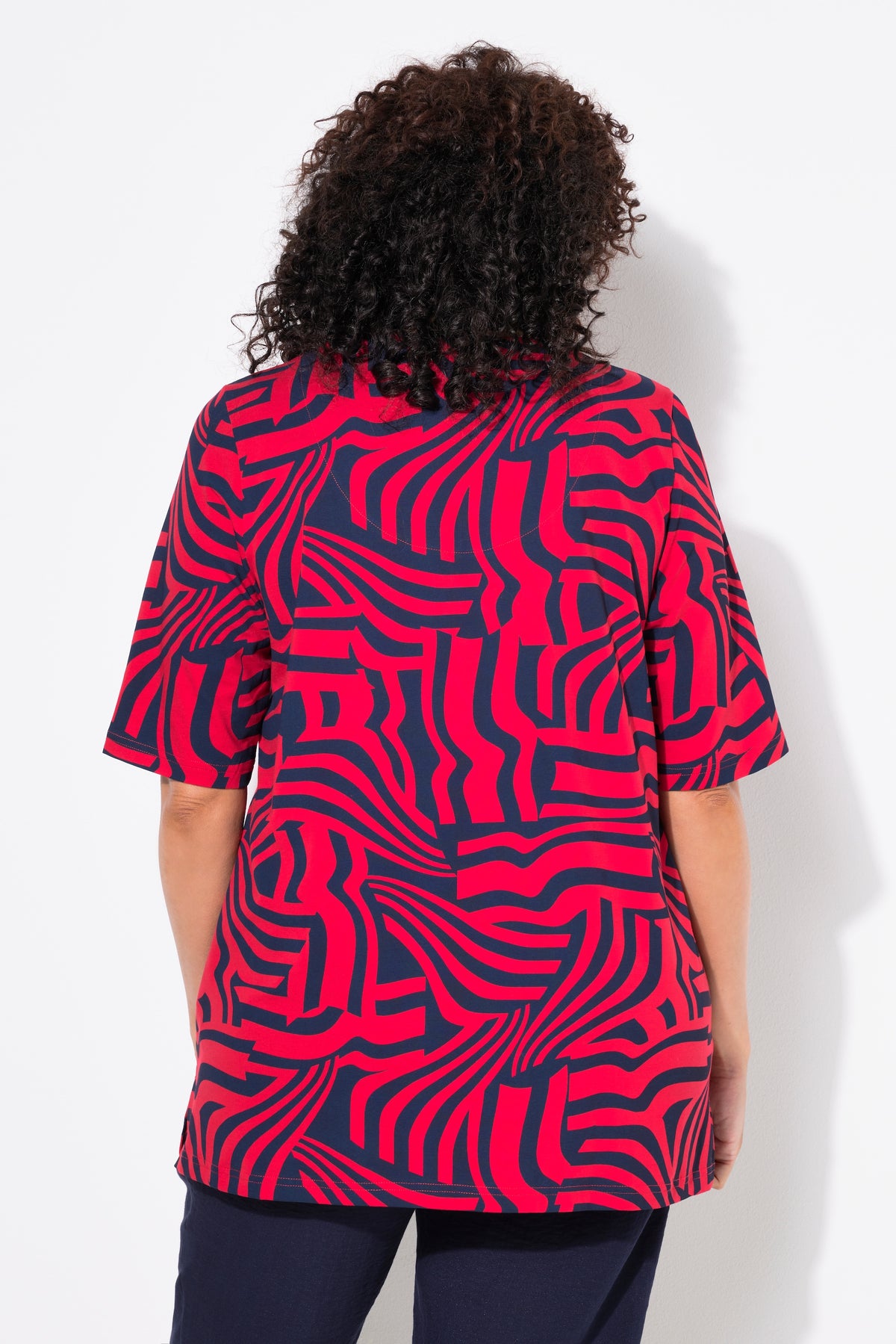 Ulla Popken Tunic Shirt in Red
