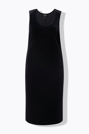 Ulla Popken Two Layer Black Dress