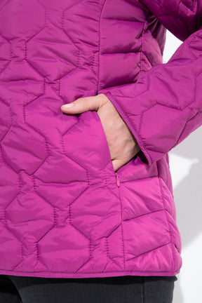 Ulla Popken Water Repellent Jacket in Pink