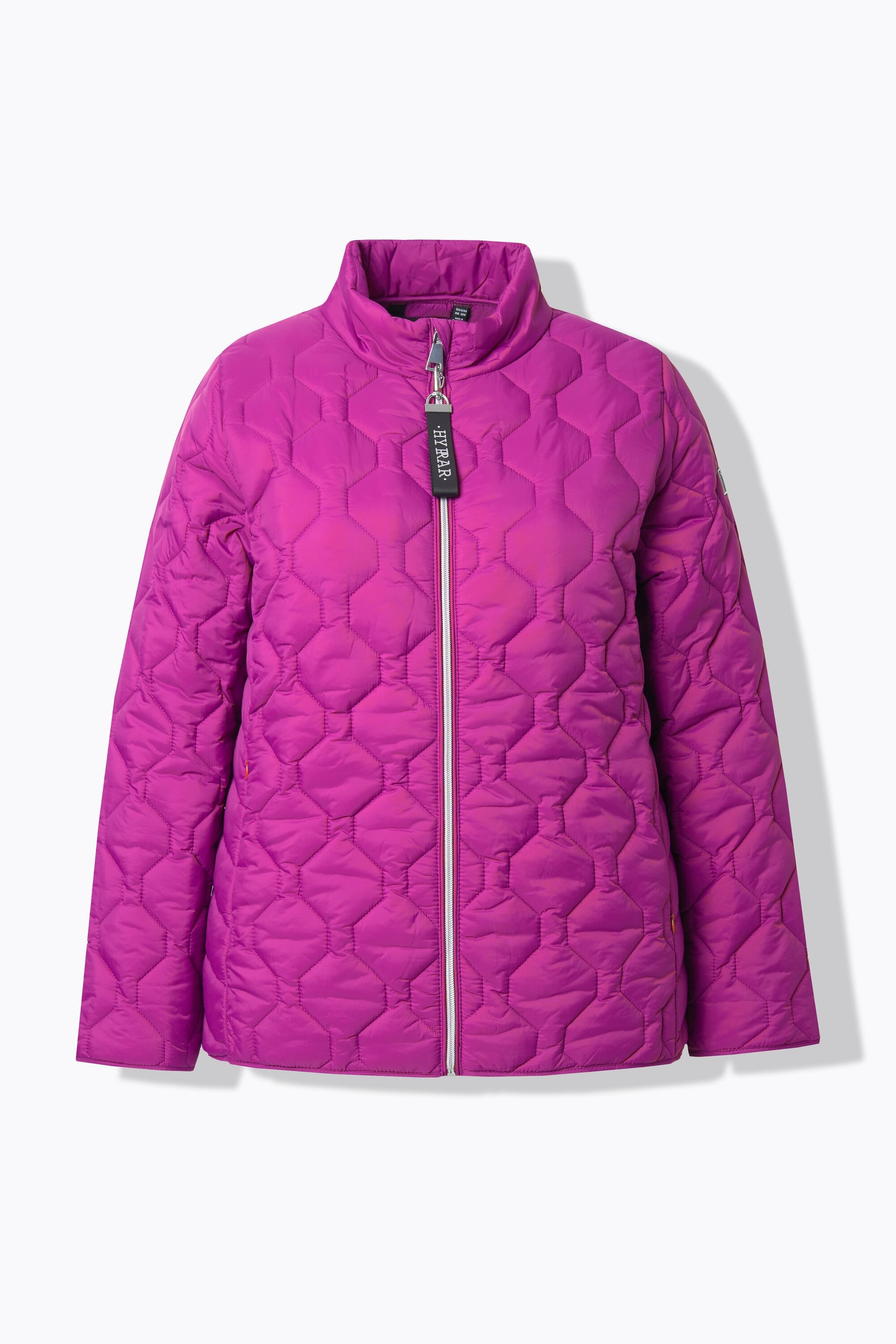 Ulla Popken Water Repellent Jacket in Pink